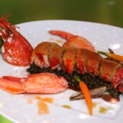 cassoulet de homard aux lentilles - photographe: Laurence Barruel